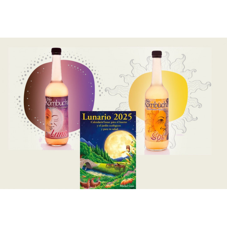 SET LUNAR -KOMBUCHA LUNA Y SOL + LUNARIO 2025