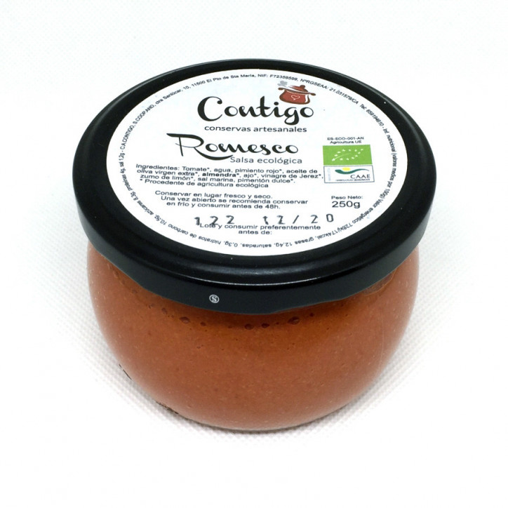 Salsa ecológica Romesco 250g