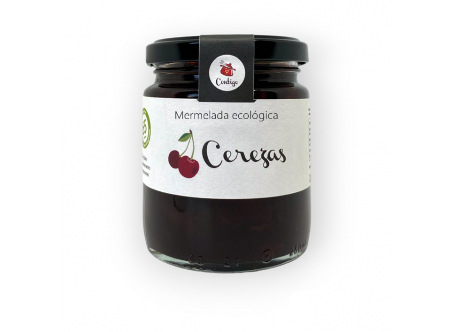 Mermelada de cereza sin azúcar Contigo