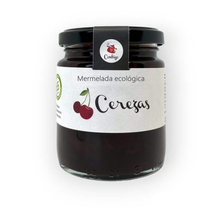 Mermelada de cereza sin azúcar Contigo Mermelada de cereza sin azúcar Contigo