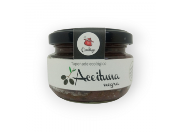 Tapenade ecológico de aceitunas negras 120g
