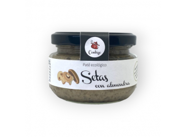 Paté ecológico de setas con almendra 120g