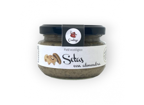 Paté ecológico de setas con almendra 120g