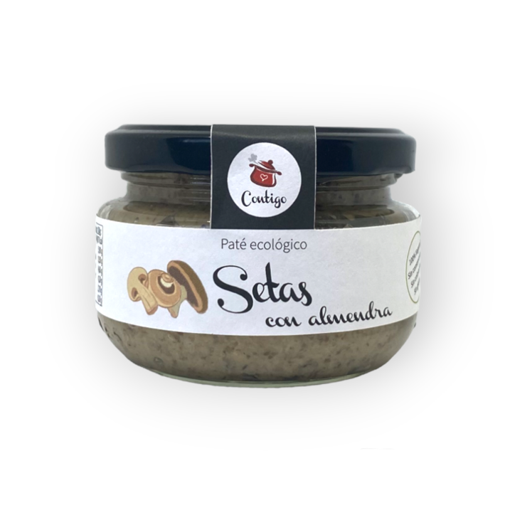 Paté ecológico de setas con almendra 120g Paté ecológico de setas con almendra 120g